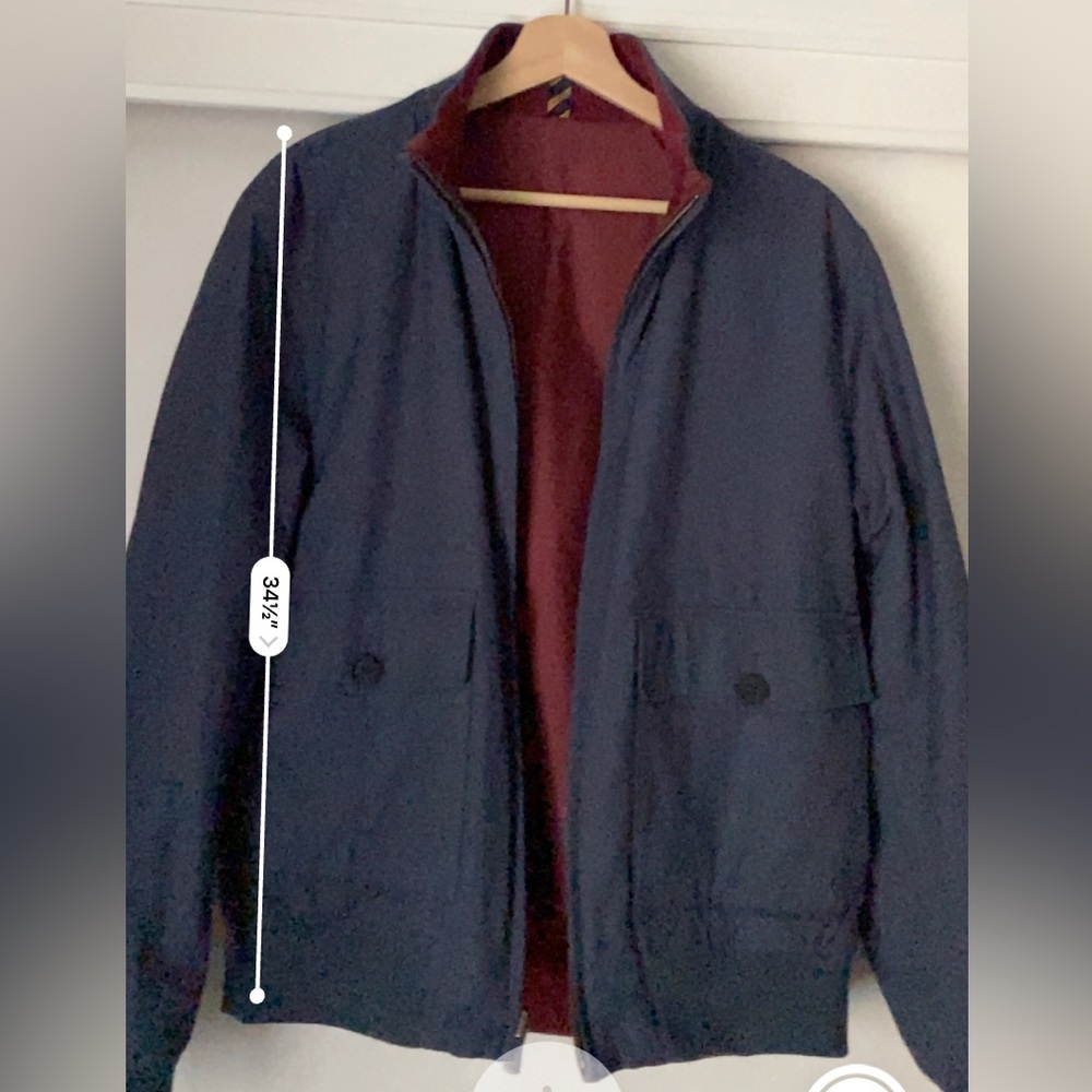 NWOT Reversible Brooks Brothers Bomber Jacket - Picture 11 of 12